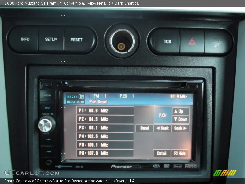 Alloy Metallic / Dark Charcoal 2008 Ford Mustang GT Premium Convertible