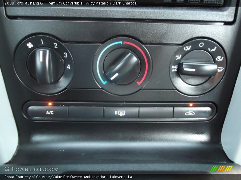 Alloy Metallic / Dark Charcoal 2008 Ford Mustang GT Premium Convertible
