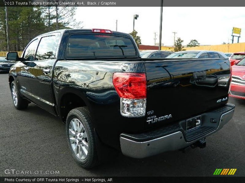 Black / Graphite 2013 Toyota Tundra Platinum CrewMax 4x4