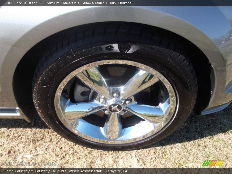 Alloy Metallic / Dark Charcoal 2008 Ford Mustang GT Premium Convertible