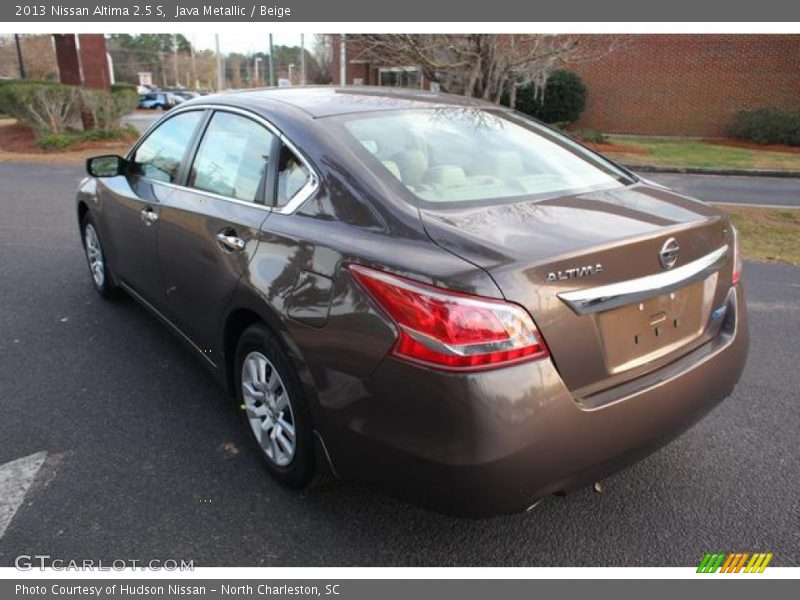 Java Metallic / Beige 2013 Nissan Altima 2.5 S