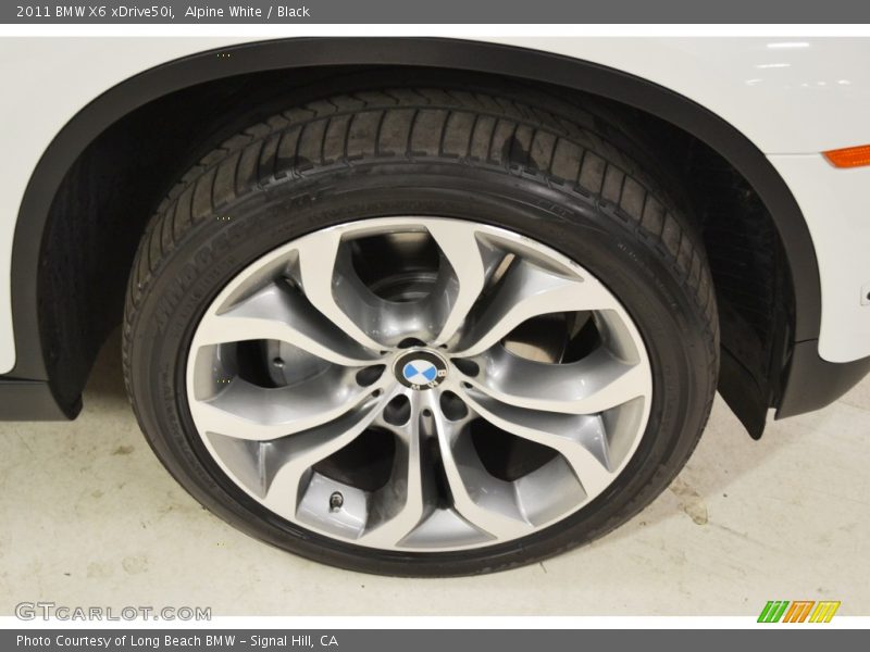 Alpine White / Black 2011 BMW X6 xDrive50i