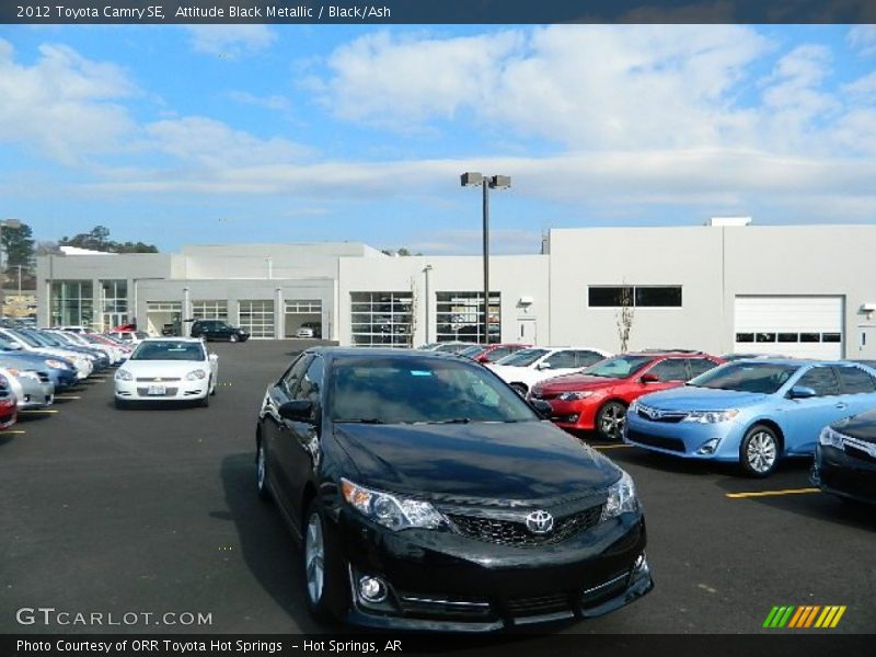 Attitude Black Metallic / Black/Ash 2012 Toyota Camry SE