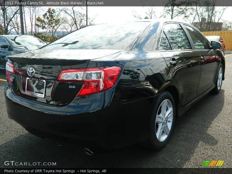 Attitude Black Metallic / Black/Ash 2012 Toyota Camry SE