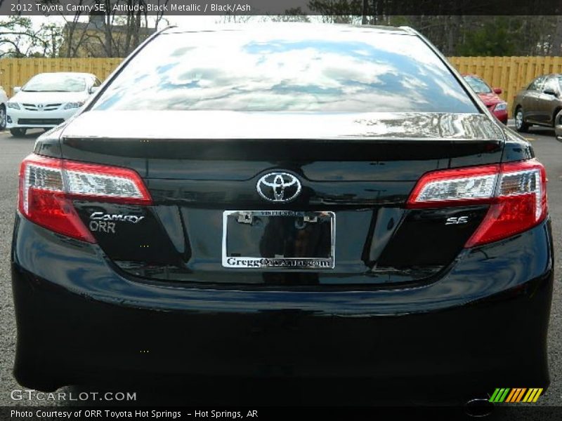Attitude Black Metallic / Black/Ash 2012 Toyota Camry SE