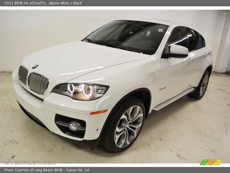 Alpine White / Black 2011 BMW X6 xDrive50i