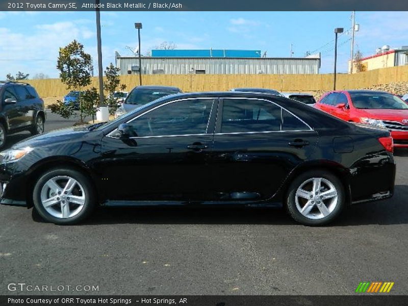 Attitude Black Metallic / Black/Ash 2012 Toyota Camry SE