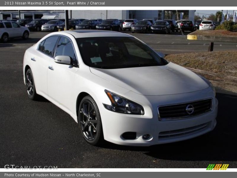 Pearl White / Charcoal 2013 Nissan Maxima 3.5 SV Sport
