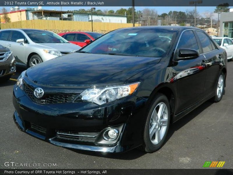 Attitude Black Metallic / Black/Ash 2012 Toyota Camry SE