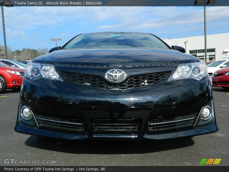Attitude Black Metallic / Black/Ash 2012 Toyota Camry SE