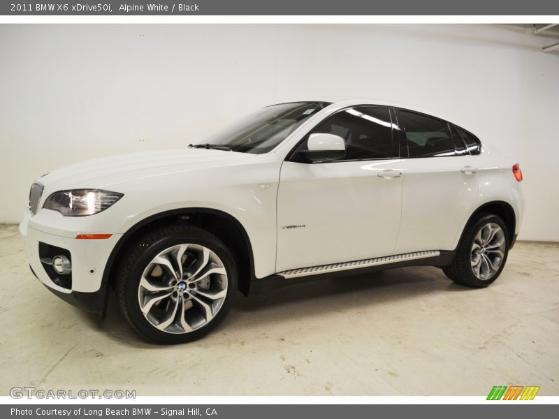 Alpine White / Black 2011 BMW X6 xDrive50i