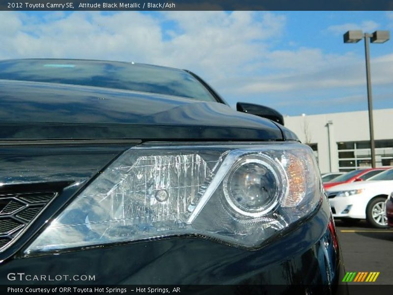 Attitude Black Metallic / Black/Ash 2012 Toyota Camry SE