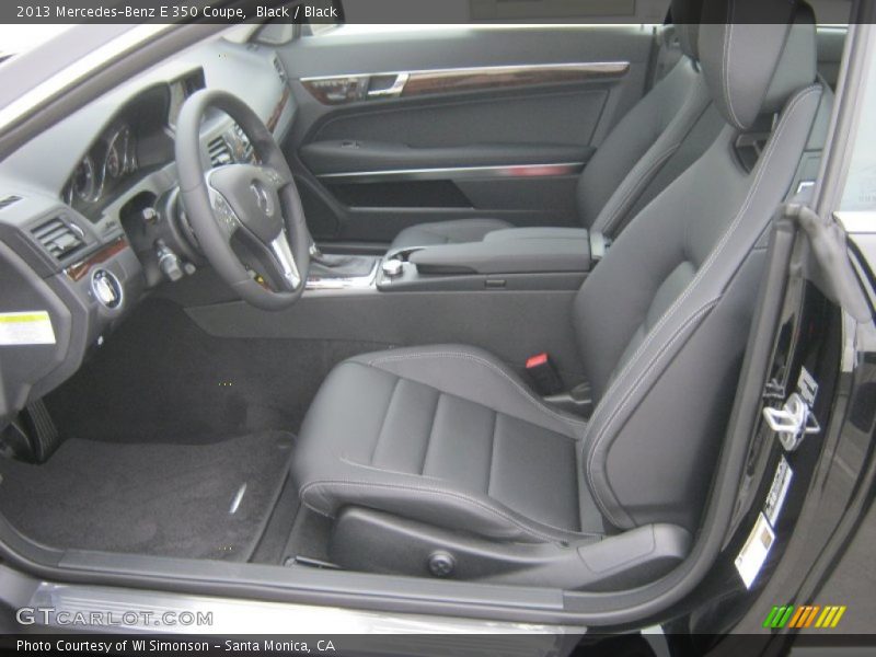 Black / Black 2013 Mercedes-Benz E 350 Coupe