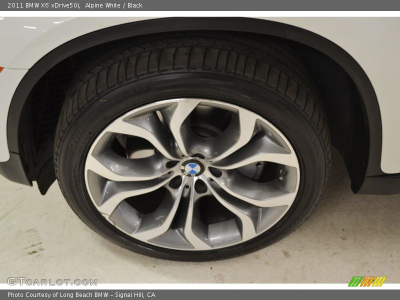 Alpine White / Black 2011 BMW X6 xDrive50i