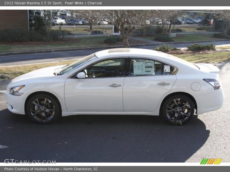 Pearl White / Charcoal 2013 Nissan Maxima 3.5 SV Sport