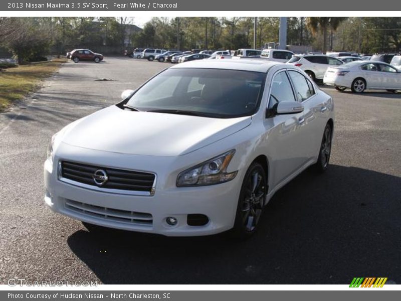 Pearl White / Charcoal 2013 Nissan Maxima 3.5 SV Sport
