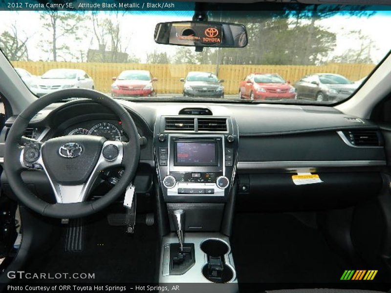 Attitude Black Metallic / Black/Ash 2012 Toyota Camry SE