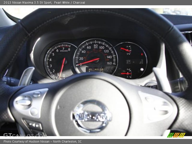 Pearl White / Charcoal 2013 Nissan Maxima 3.5 SV Sport