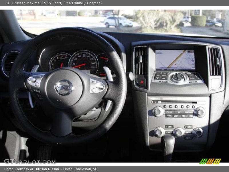 Pearl White / Charcoal 2013 Nissan Maxima 3.5 SV Sport