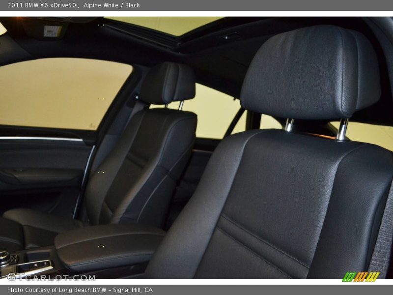 Alpine White / Black 2011 BMW X6 xDrive50i