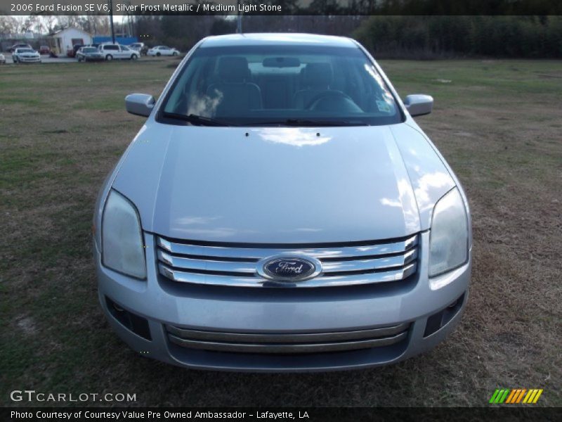 Silver Frost Metallic / Medium Light Stone 2006 Ford Fusion SE V6