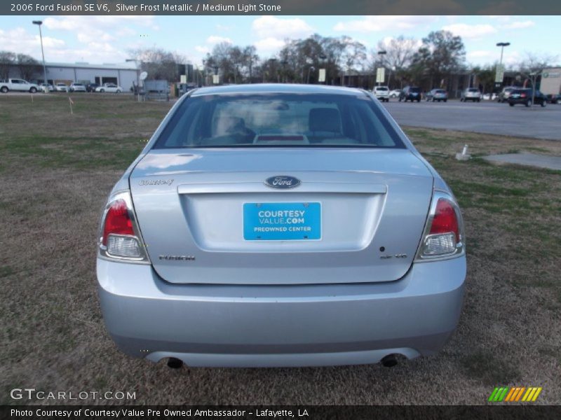 Silver Frost Metallic / Medium Light Stone 2006 Ford Fusion SE V6