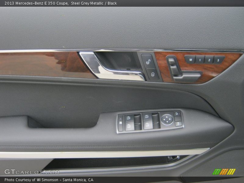 Steel Grey Metallic / Black 2013 Mercedes-Benz E 350 Coupe