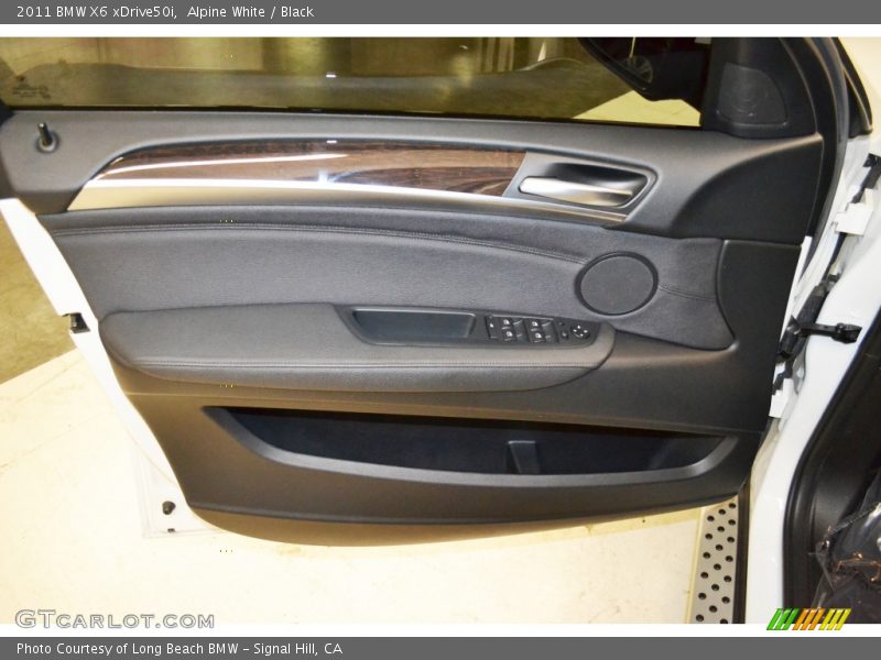 Alpine White / Black 2011 BMW X6 xDrive50i