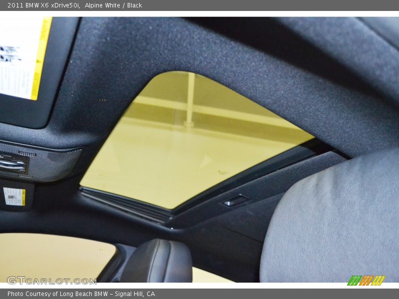 Alpine White / Black 2011 BMW X6 xDrive50i