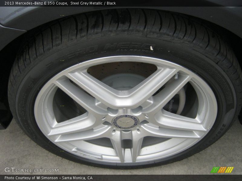 Steel Grey Metallic / Black 2013 Mercedes-Benz E 350 Coupe