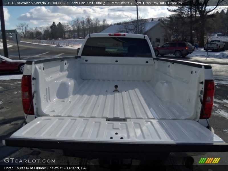 Summit White / Light Titanium/Dark Titanium 2011 Chevrolet Silverado 3500HD LTZ Crew Cab 4x4 Dually
