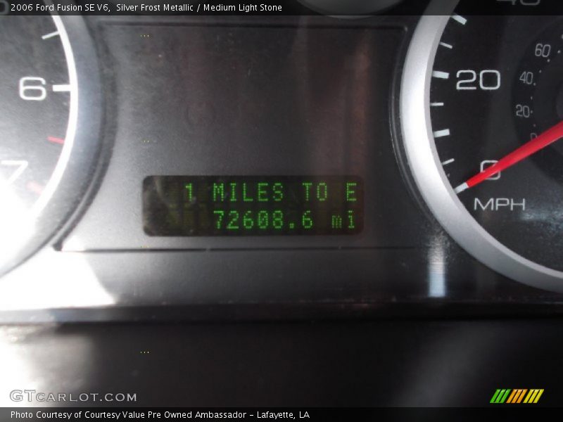 Silver Frost Metallic / Medium Light Stone 2006 Ford Fusion SE V6