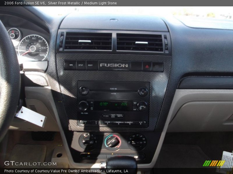 Silver Frost Metallic / Medium Light Stone 2006 Ford Fusion SE V6