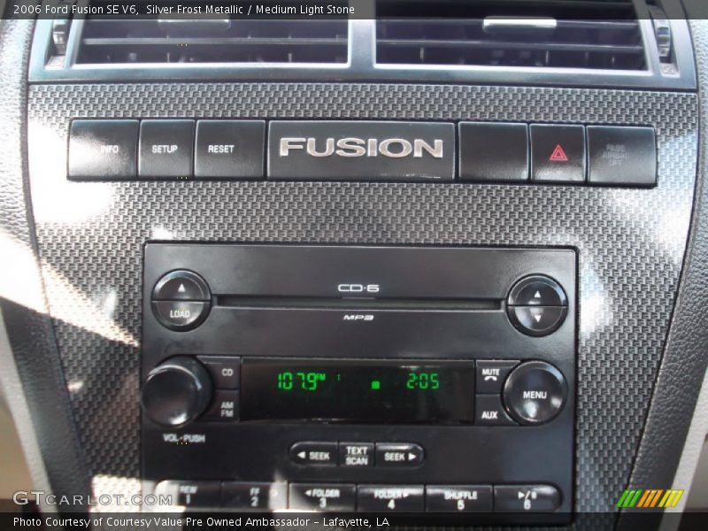 Controls of 2006 Fusion SE V6