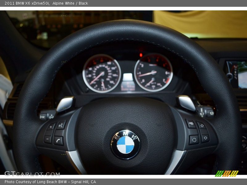 Alpine White / Black 2011 BMW X6 xDrive50i