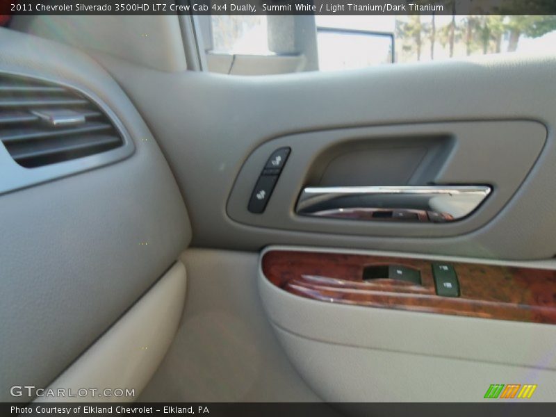 Summit White / Light Titanium/Dark Titanium 2011 Chevrolet Silverado 3500HD LTZ Crew Cab 4x4 Dually