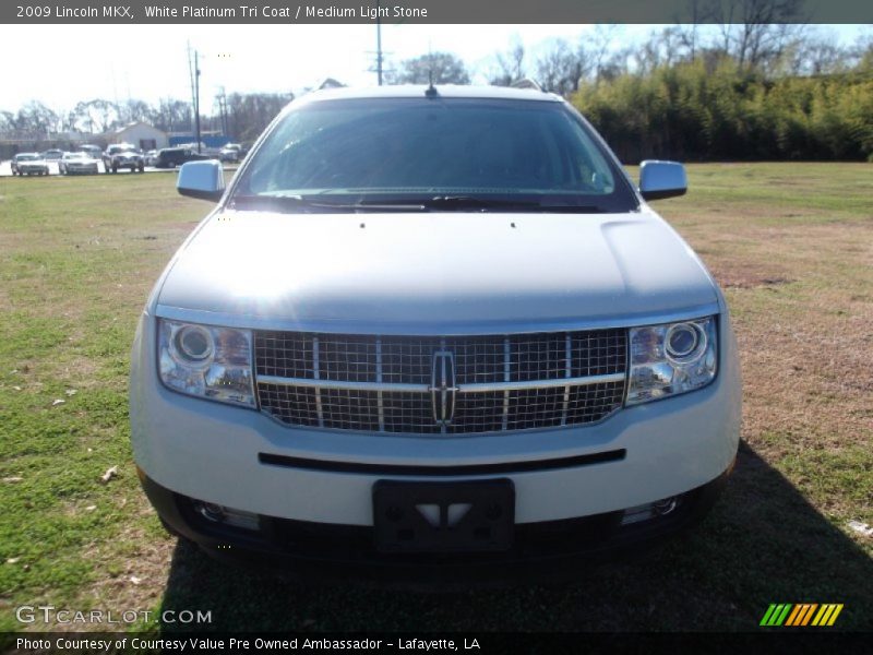 White Platinum Tri Coat / Medium Light Stone 2009 Lincoln MKX