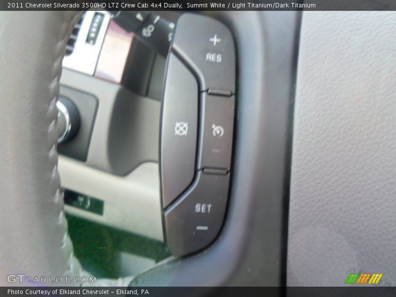 Summit White / Light Titanium/Dark Titanium 2011 Chevrolet Silverado 3500HD LTZ Crew Cab 4x4 Dually