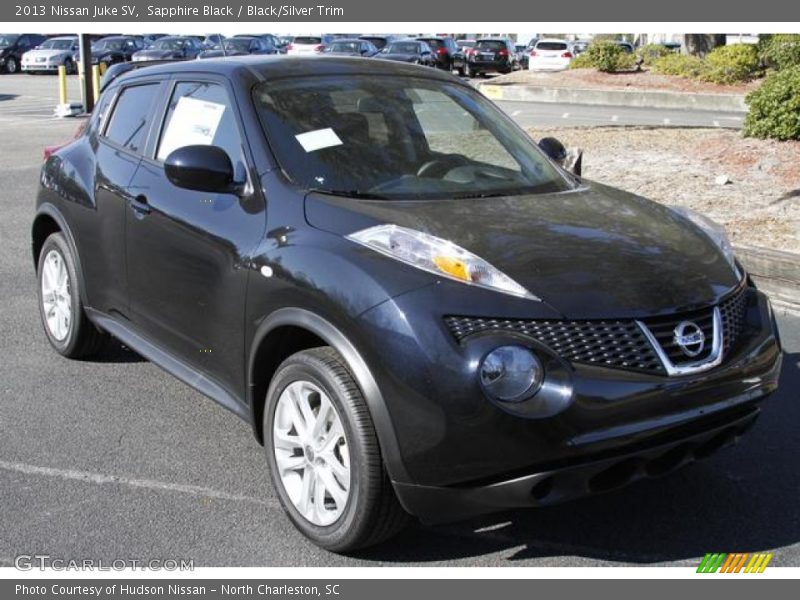 Sapphire Black / Black/Silver Trim 2013 Nissan Juke SV