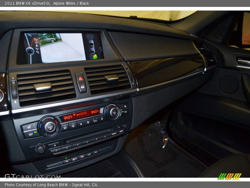 Alpine White / Black 2011 BMW X6 xDrive50i