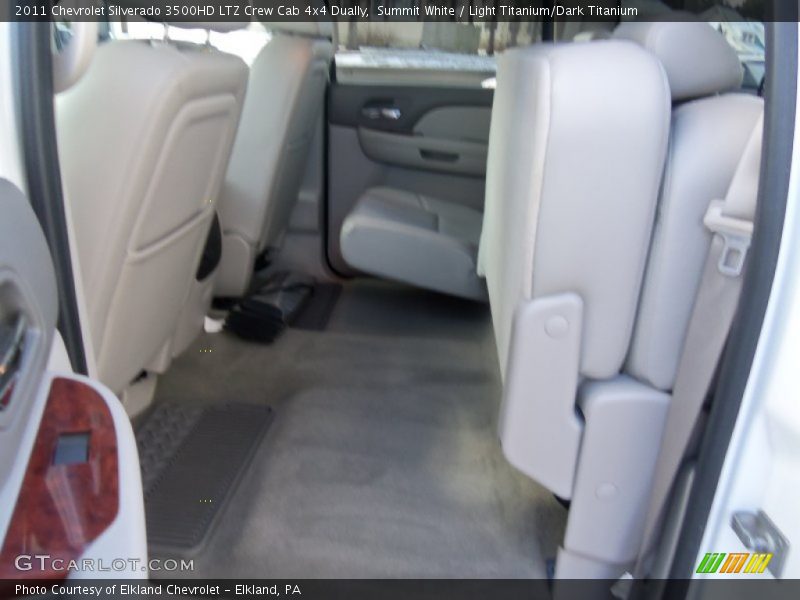 Summit White / Light Titanium/Dark Titanium 2011 Chevrolet Silverado 3500HD LTZ Crew Cab 4x4 Dually