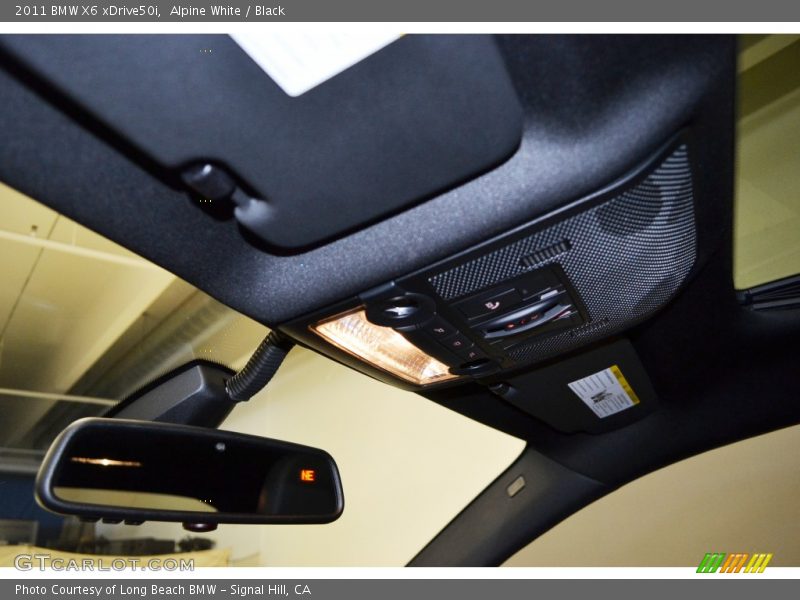 Alpine White / Black 2011 BMW X6 xDrive50i