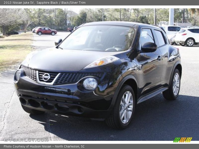 Sapphire Black / Black/Silver Trim 2013 Nissan Juke SV