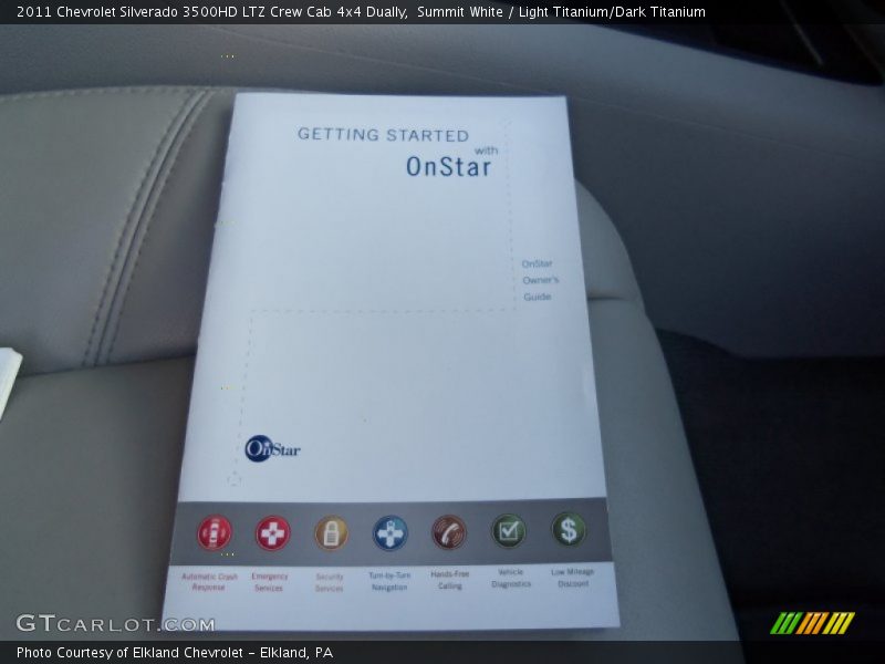 Summit White / Light Titanium/Dark Titanium 2011 Chevrolet Silverado 3500HD LTZ Crew Cab 4x4 Dually