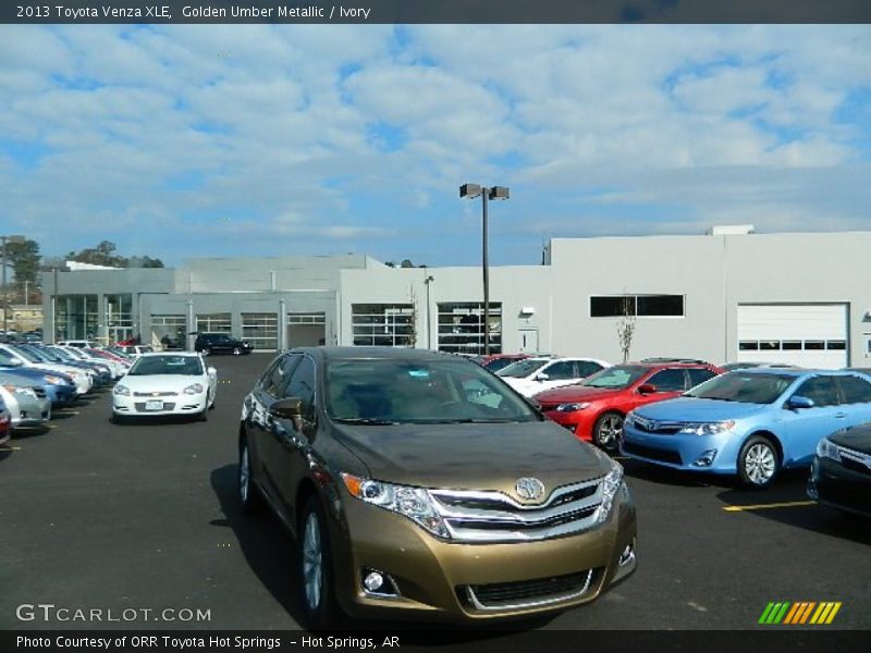 Golden Umber Metallic / Ivory 2013 Toyota Venza XLE