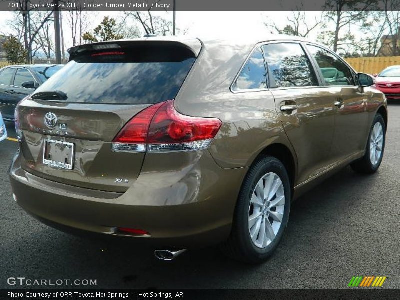Golden Umber Metallic / Ivory 2013 Toyota Venza XLE