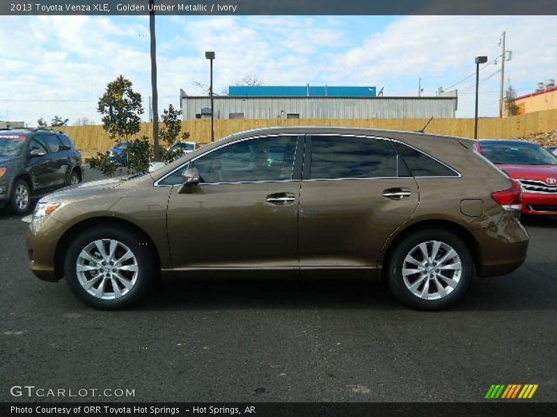 Golden Umber Metallic / Ivory 2013 Toyota Venza XLE