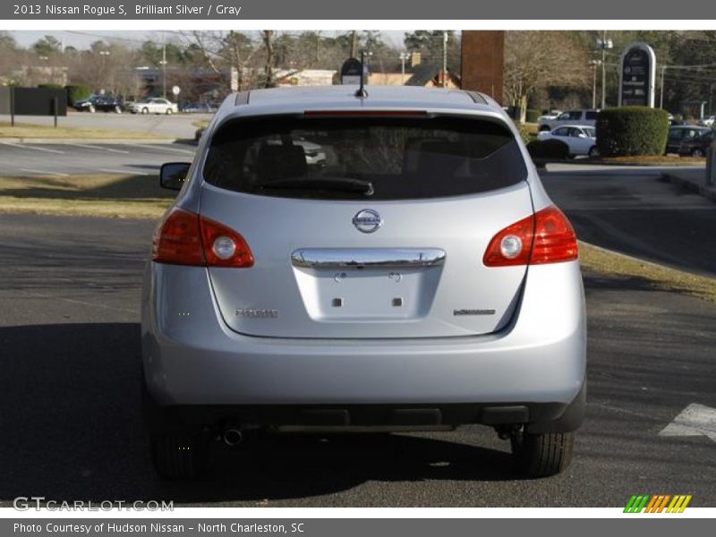 Brilliant Silver / Gray 2013 Nissan Rogue S