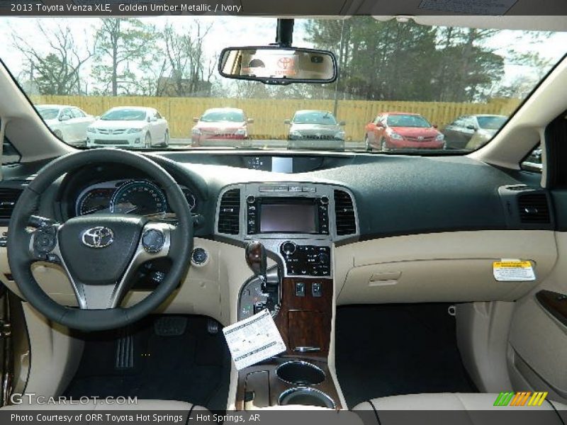 Golden Umber Metallic / Ivory 2013 Toyota Venza XLE
