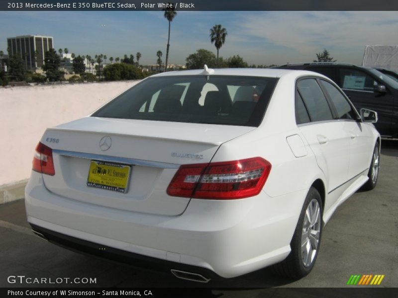 Polar White / Black 2013 Mercedes-Benz E 350 BlueTEC Sedan